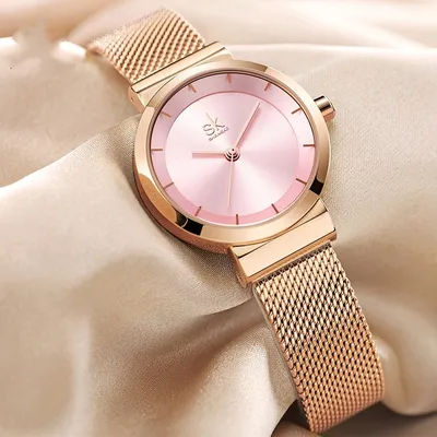 Sophisticated Quartz Watch, Minimalist And Elegant Womens Timepiece