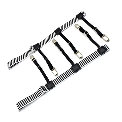 3 Leg-supporting Ring Garter Duckbill Clip Metal Buckle For Men And Women