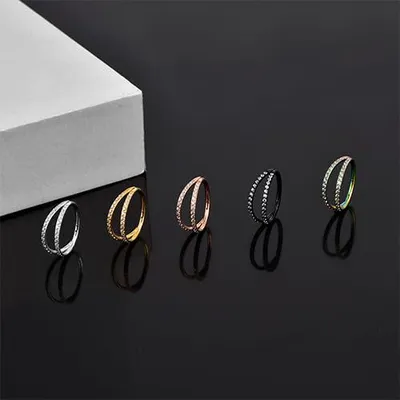 316L Stainless Steel Seamless Ring Multi-functional Ring