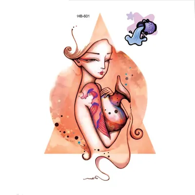 12 constellation tattoo stickers