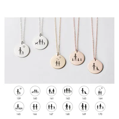 15MM round gold-plated necklace
