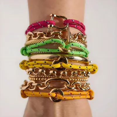 Colorful Dopamine Stainless Steel Bracelet