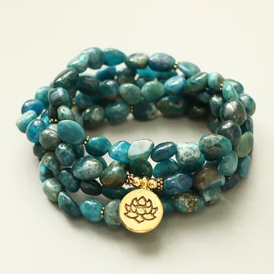 108 Beads Tree Of Life Pendant Necklace