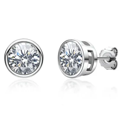 0.51 Carat Moissanite Stud Earrings
