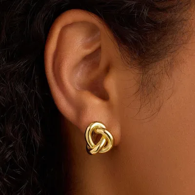Irregular, Coiled-line Earrings For Women