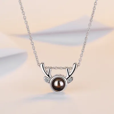 100 Languages I Love You Love Memory Necklace