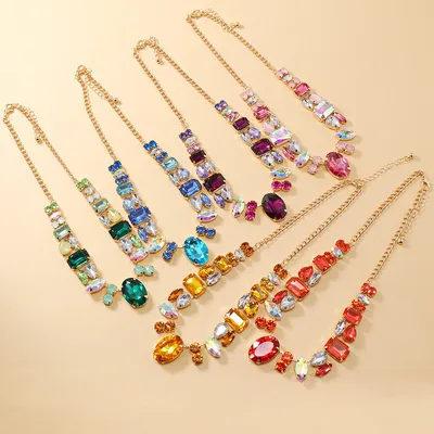 1 Piece Oversized Vintage Statement Necklace Fashionable Versatile Jewelry For Women Daily Wear