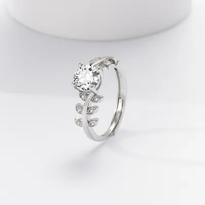 1 Carat Light Luxury High-sensitivity Ring For Female Index Finger