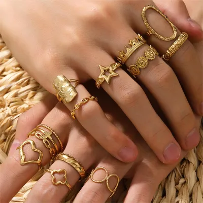 French-style Starsunmoon Ring For Women