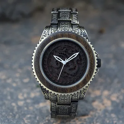 Wooden Watch Quartz Decoration