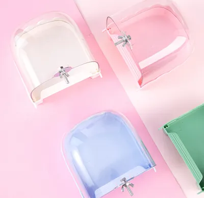 Small bird bath box-random color-13 * 13.5 *14.5cm-1 piece