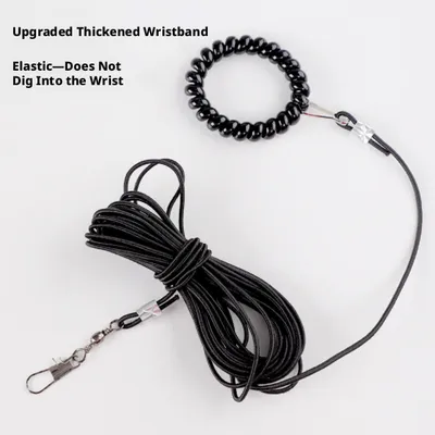 Bird elastic flying rope-black-2m-1 piece