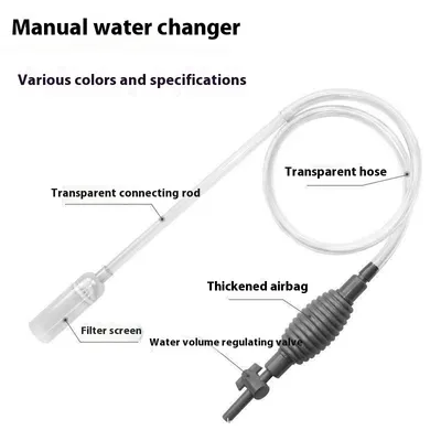 Fish Tank Water-absorbing Machine Siphon Tube Manual Water Exchange Suction Wall-hung Urinal
