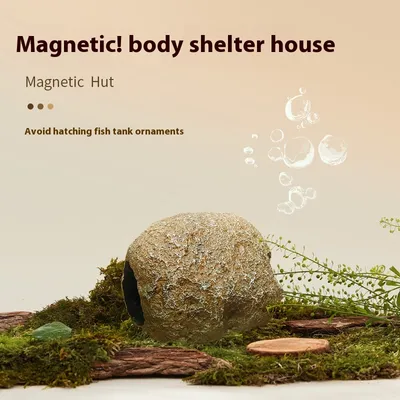Fish Tank Magnetic Shelter Ornaments