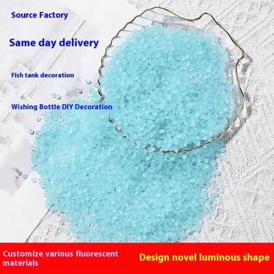 3-5mm Blue Luminous Sand Decoration Fish Tank Landscape Aquarium Fish Tank Sand