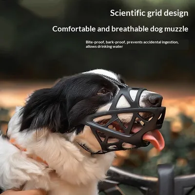 Dog Muzzle To Prevent Biting And Barking Bark-stopping Mask That Allows Drinking