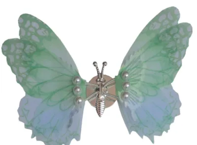 Air outlet decoration-green butterfly-pasted model-1 piece