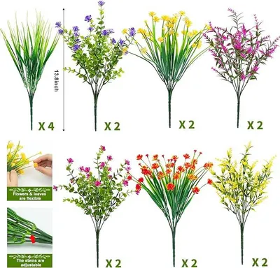 Binding artificial flowers-1 bundle-opp bag