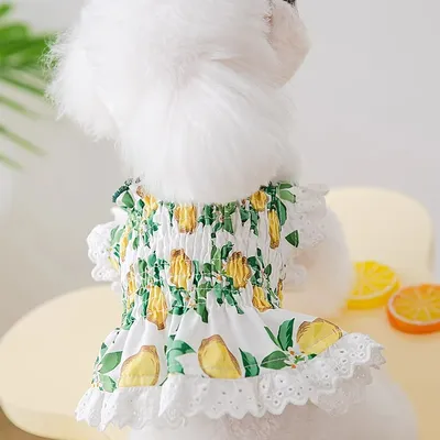 Dog Clothes Thin Breathable Strap Skirt