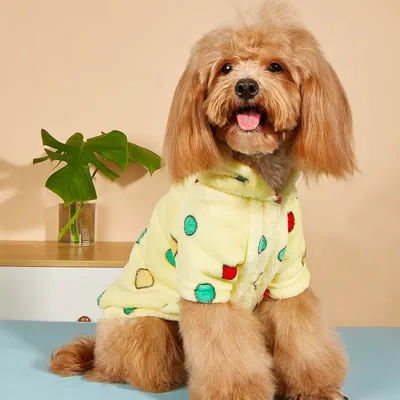 Small Dog Pet Clothes Warm Plush Coat