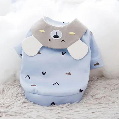 Cat Pullover Thin Fleece Two-legged Spring Sweater