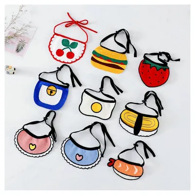 Cartoon pet bib