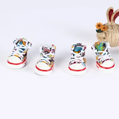 Breathable Dog Sneakers Go Out In Summer To Protect The Soles Of The Dog'S Feet To Prevent Burns And Easy To Clean