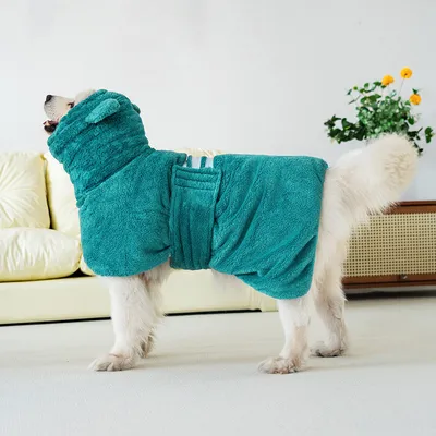 Cross-border New Thickened Dog Bathrobe