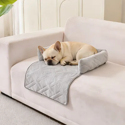 Calming Dog Bed For Sofa, Waterproof Pet Sofa Cushion, Sofa Protection Pad Suitable For Small And Medium - Sized Dogs And Cats, Soft Plush Pet Bed And Cat Bed, Non - Slip Pet Supplies