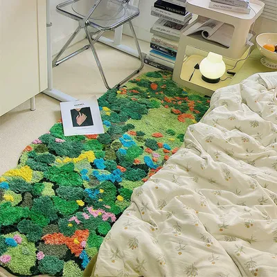 Bedroom Long Bed Bedside Children's Room Floor Mat