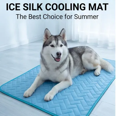 Breathable Ice-silk Cat Bed Supplies Dog Mat