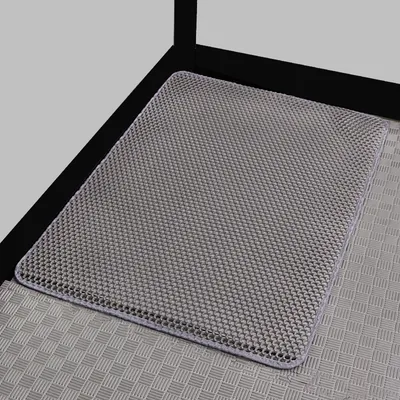 Filtered Pet Litter Mat With Leak Proof And Odor Control Features