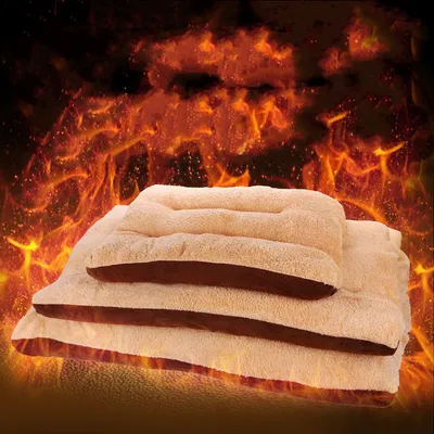 Autumn And Winter New Style Fully Removable And Washable Square Lamb Velvet Pet Kennel Mat
