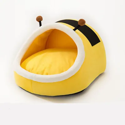 Autumn and Winter Semi Closed Plush Thickened Pet Nest Mat