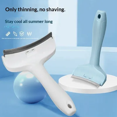 Cat Fur Thinning Tool Dual-Use Deshedding Brush For Cats