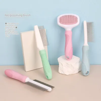 Cat Deshedding And Detangling Comb Dog Grooming And Cleaning Tool