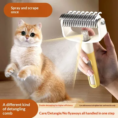 Detangling Spray Comb Thinning Comb And Fluffundercoat Rake