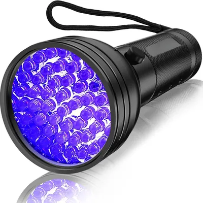 UV Flashlight Black Light, 51 LED Blacklight Pet Urine Detector For Dog Cat