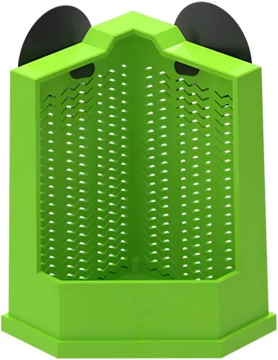 Bearded Dragon Feeder Corner Reptile Feeder Box Wall-Mounted Terrarium Feeder With Suction Cups For Lizard Iguana Gecko Bearded Dragon