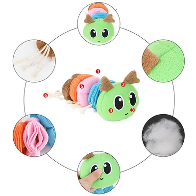 Bite-resistant cotton rope molar sniffing toy