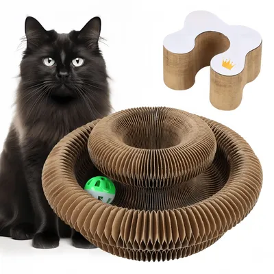 Organ Cat Scratch Board Bed, Wear-resistant And Non-flaking Cat Toy, Self-entertaining And Boring, Corrugated Paper Scratch Board, Essential For Cats