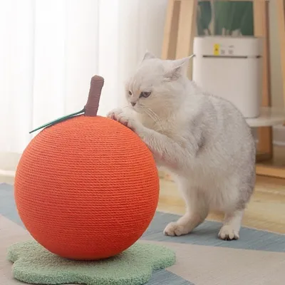 Cat Scratch Board Hemp Rope Ball Oversized Relief Toy