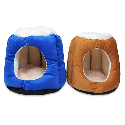 Semi-enclosed cat tent pet nest