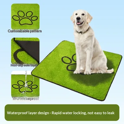 Pet Wash Pad Artificial Grass Pad Thats Breathable And Highly Absorbent