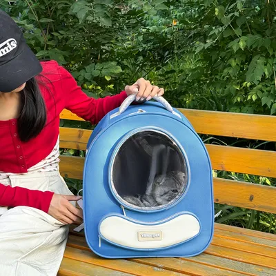 Breathable Backpack For Pets Large Capacity Space Capsule