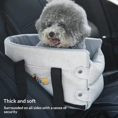 Car Dog Kennel Small Dog Car Center Console Pet Pad