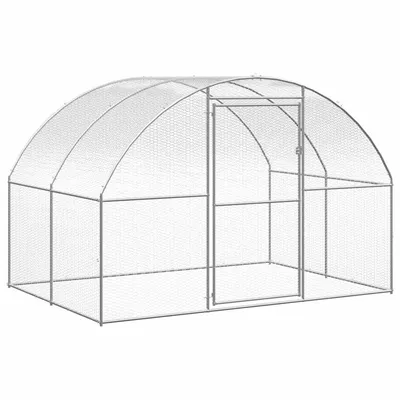   Outdoor Chicken Coop 3x2x2 m Galvanized