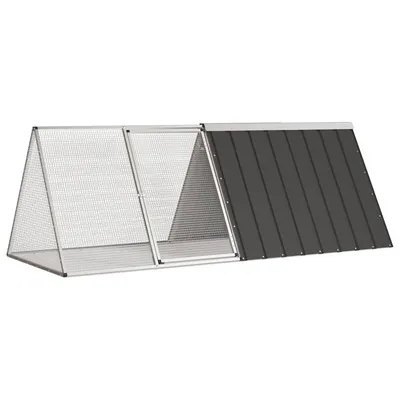   Rabbit Cage Anthracite 201.5x80, Galvanized