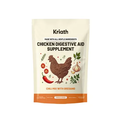 Kriath Chicken Care Supplement, A Nutritional And Healthy Pet Food Additive, Promotes Appetite And Aids Absorption.