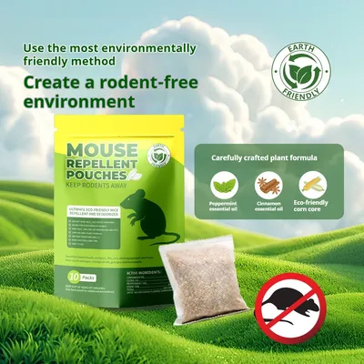 Car Peppermint Cinnamon Plant Essential Oil Sachet Rat-proof Bag